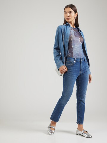 FRAME - regular Vaquero en azul
