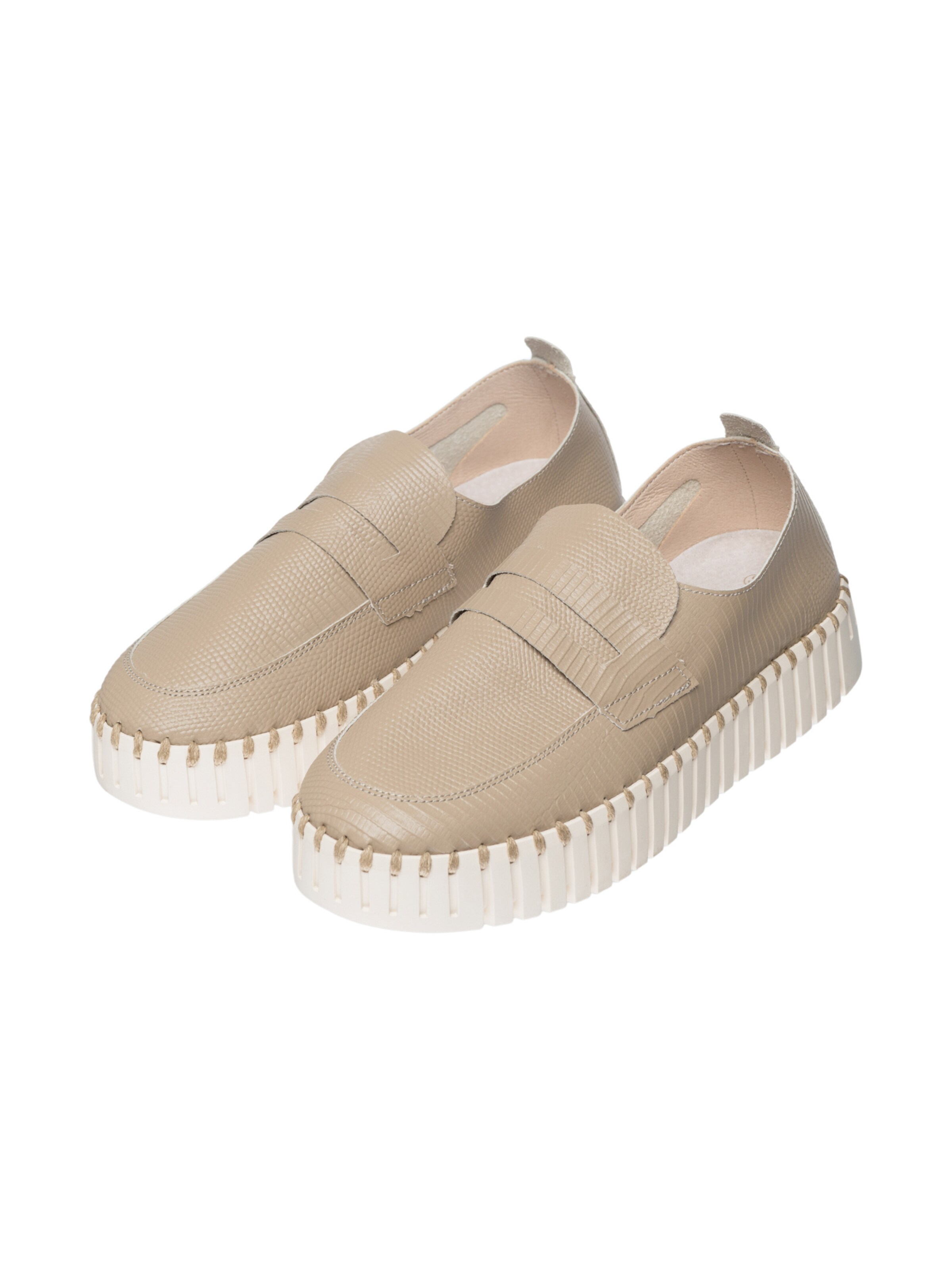 ILSE JACOBSEN Platform trainers 'TULIP3867' in Beige