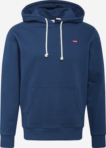 zils LEVI'S ® Standarta piegriezums Sportisks džemperis 'The Original HM Hoodie': no priekšpuses