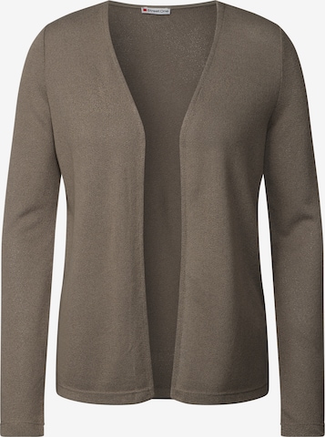 STREET ONE Stricktjacke in Braun: Vorderseite