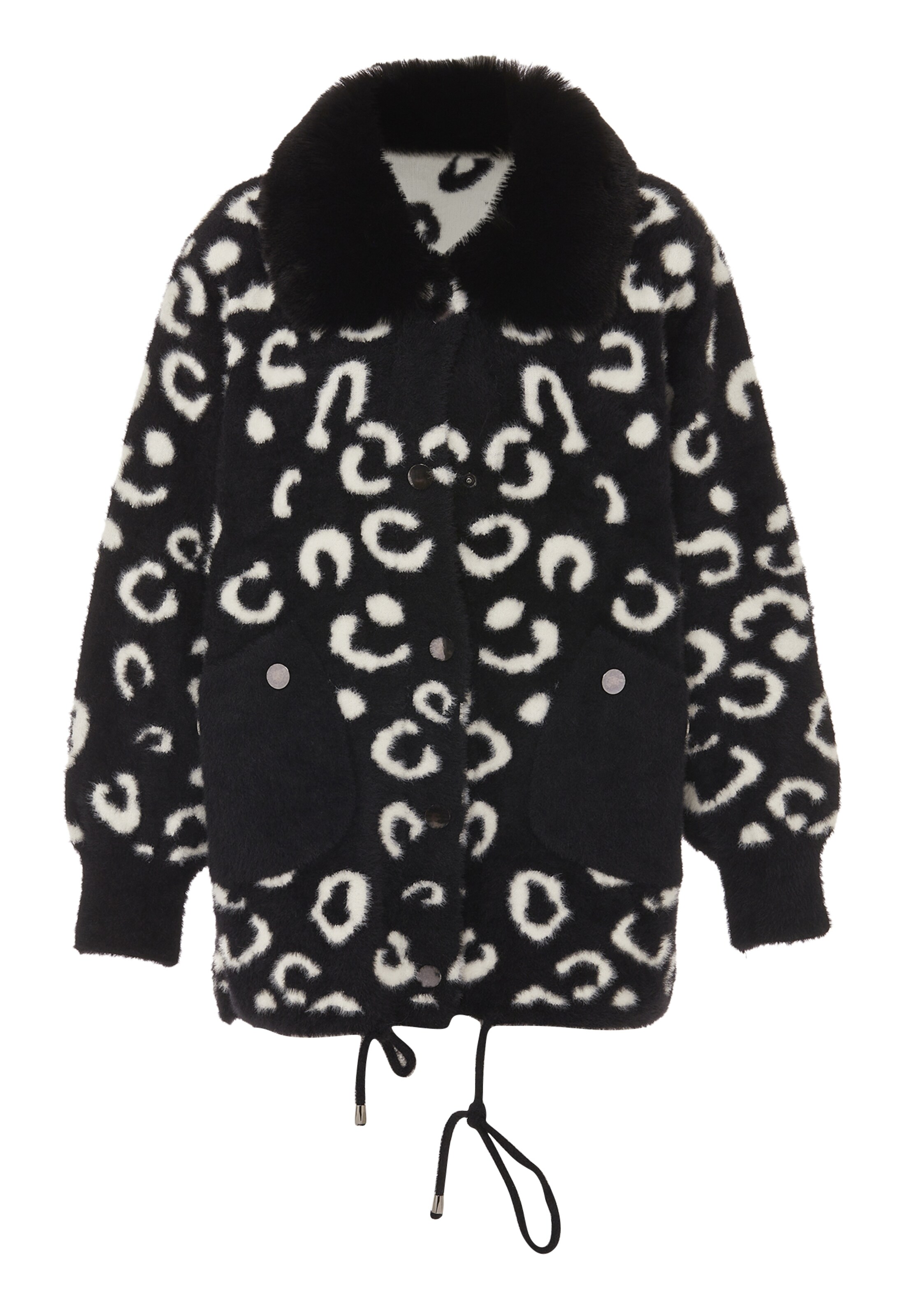 IMMY Strickjacke in Schwarz: Vorderseite