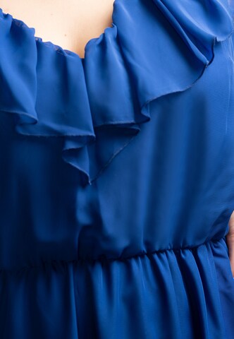 Robe de cocktail 'DRACENA' Karko en bleu