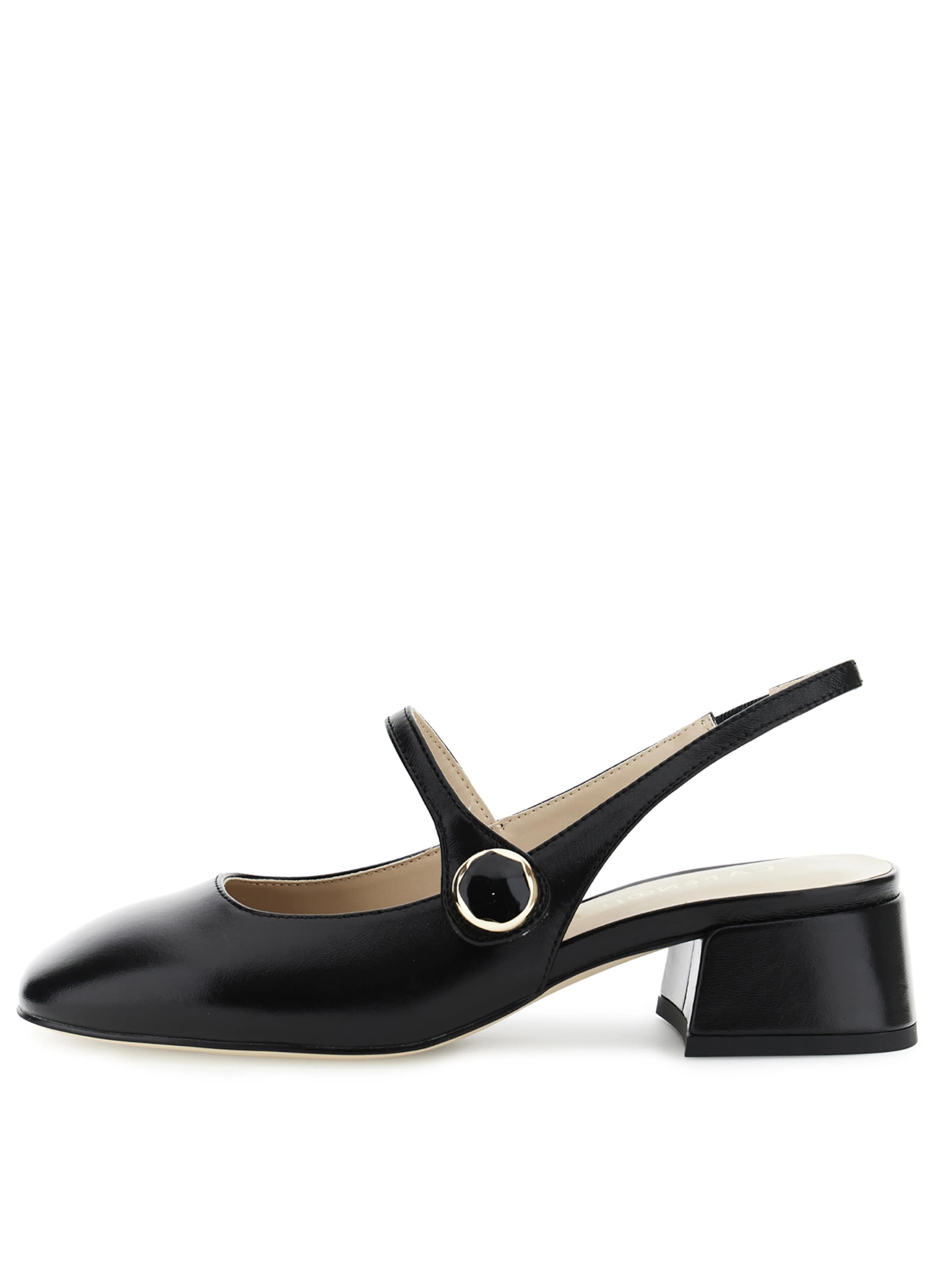 Ballerina di CAFè NOIR in nero: frontale