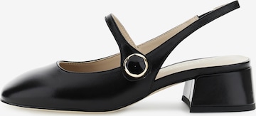 CAFè NOIR Ballerina in Black: front