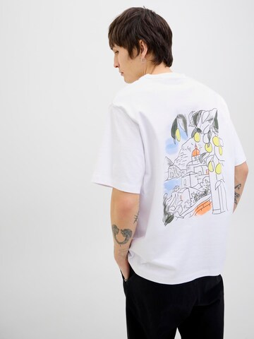 T-Shirt JACK & JONES en blanc : devant