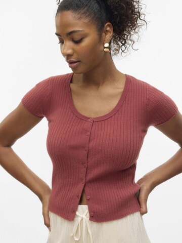 VERO MODA Cardigan 'VMGold' i brun