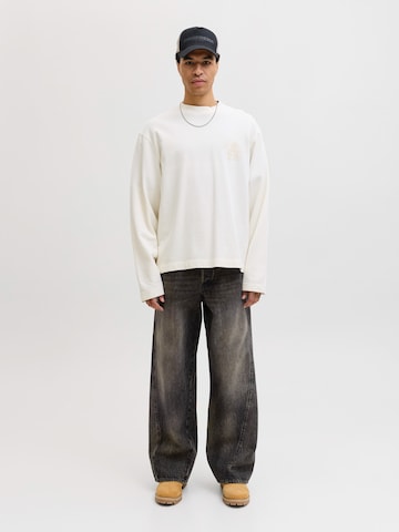 JACK & JONES - Pierna ancha Vaquero 'JJIDAVE JJSKEWED' en negro