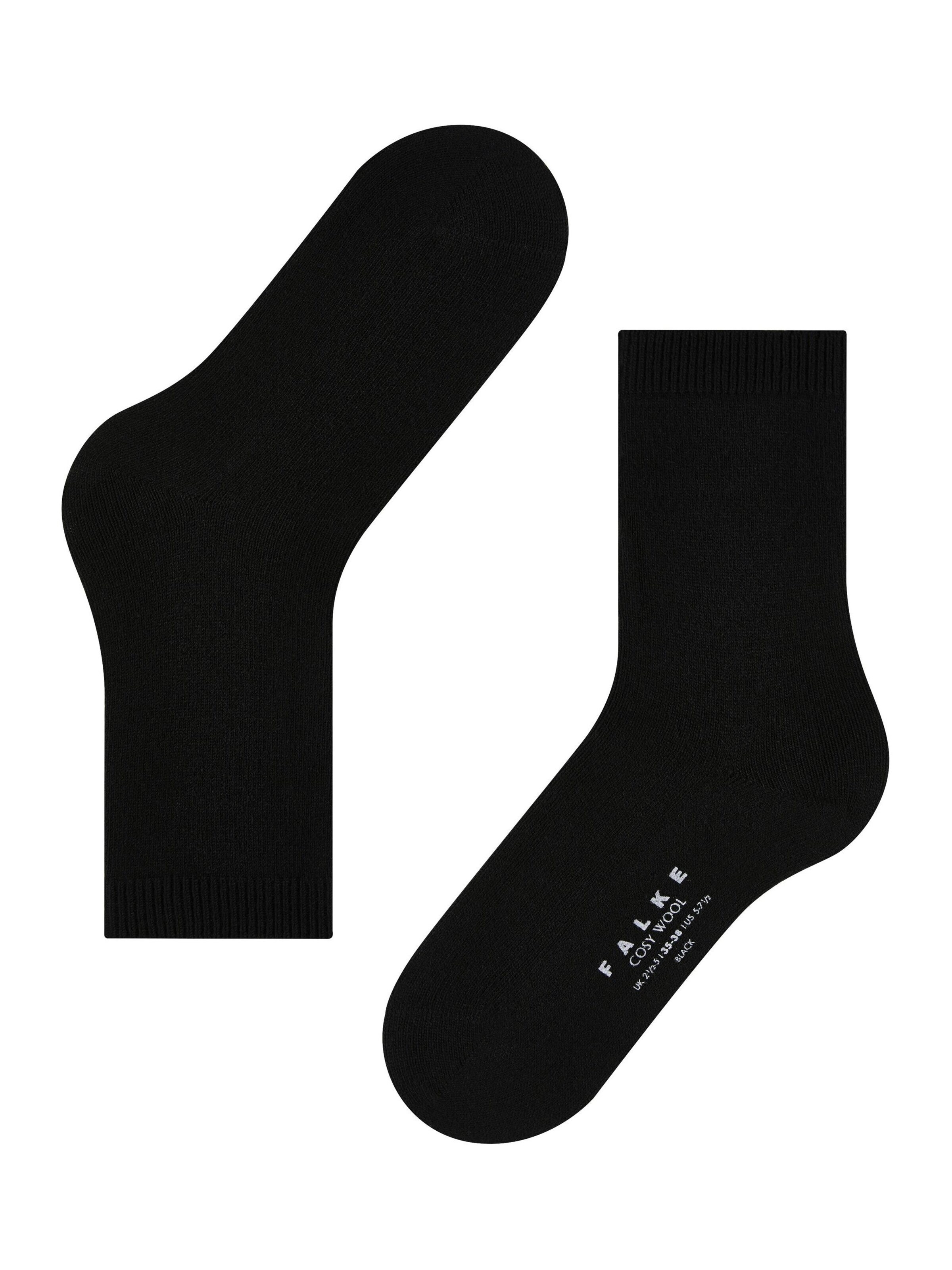 FALKE Socken 'Cosy Wool'‌‌ in Schwarz
