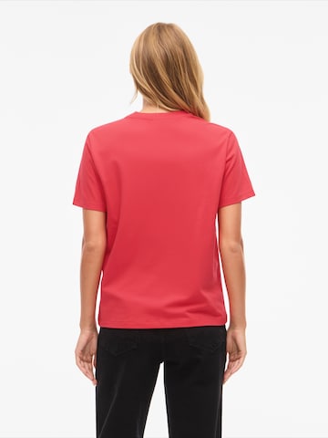 VILA Tričko 'VINora' - Červená