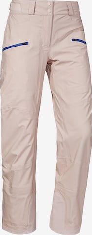 Regular Pantalon outdoor 'Pizac' Schöffel en rose : devant