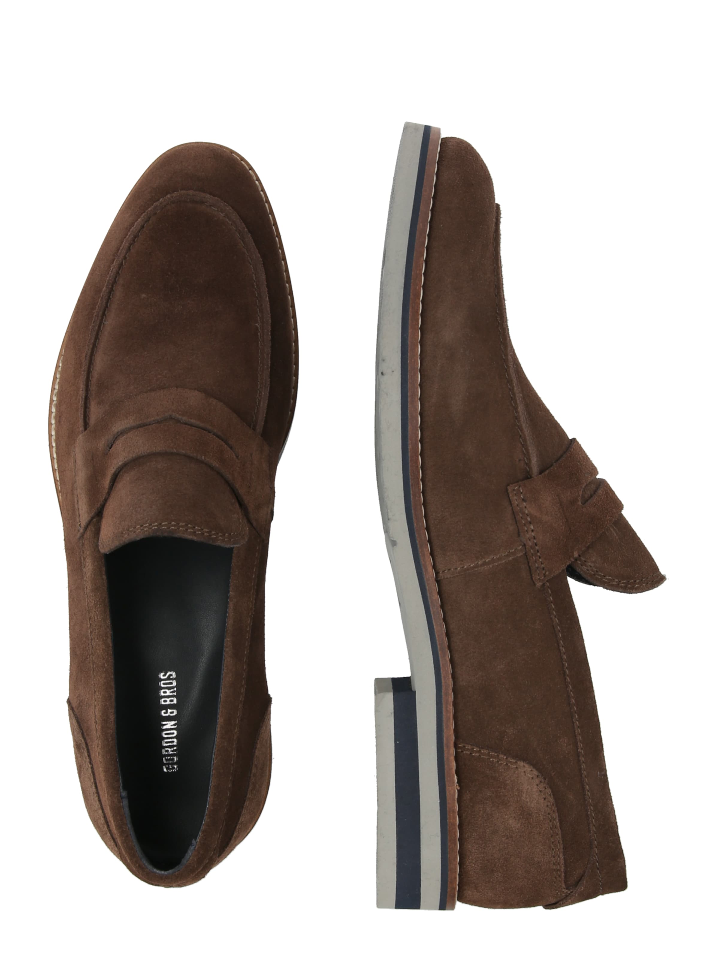 Gordon & Bros Loafer 'Oskar' värissä ruskea