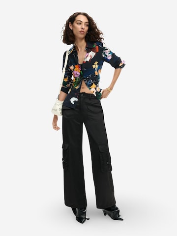 Desigual - Blusa 'CAM FEREO 26SWCW23' en negro