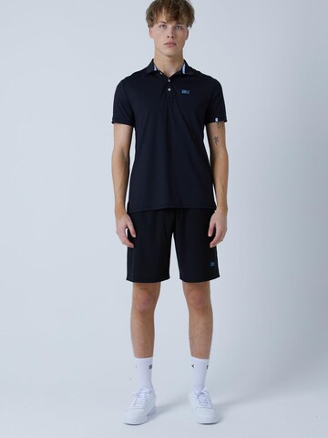 T-Shirt fonctionnel 'Polo' SPORTKIND en noir : devant