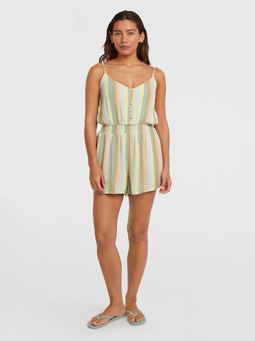 O'NEILL Комбинезон 'Thin Strap Buttoned Romper' в Зеленый: спереди