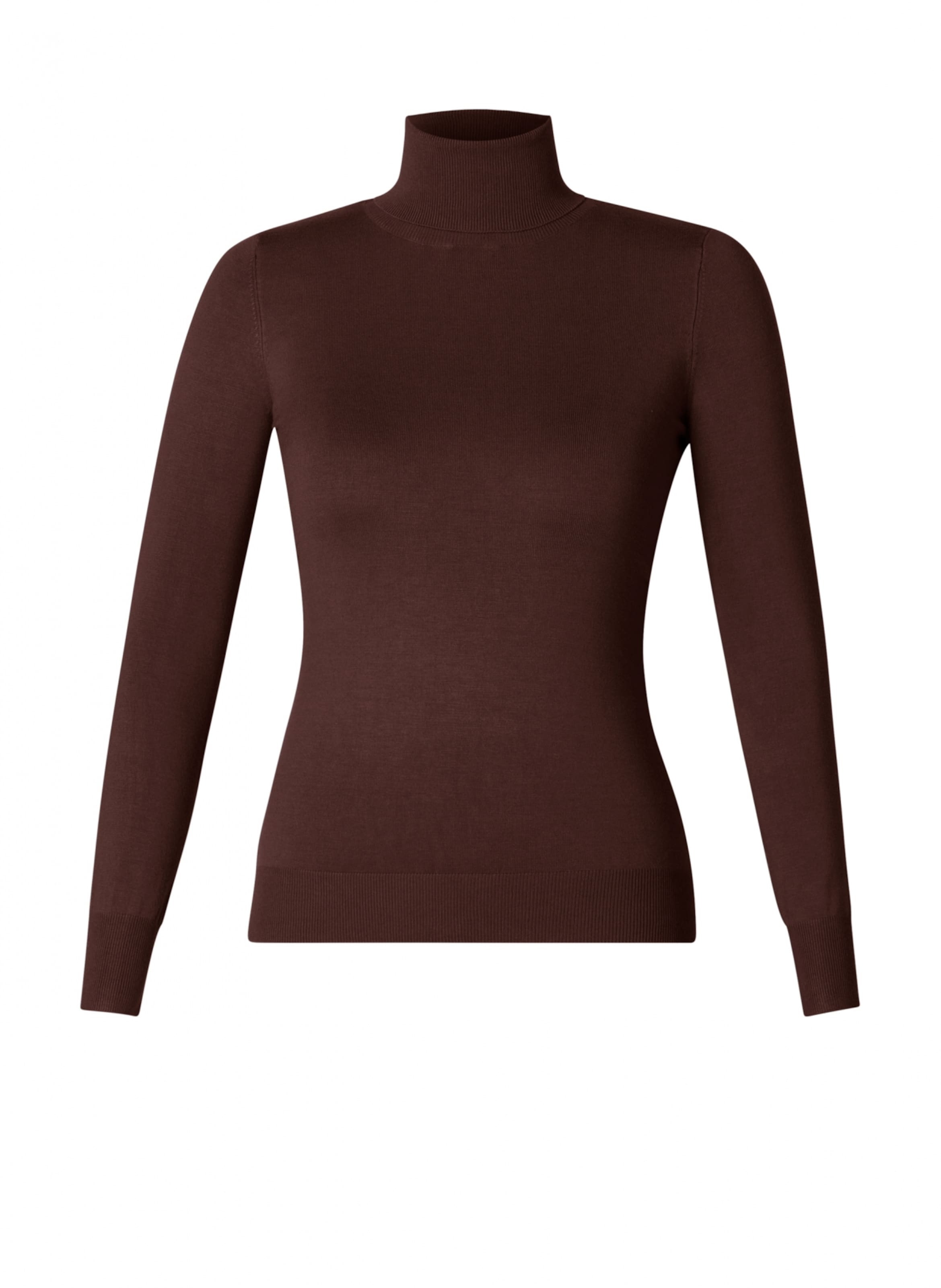 BASE LEVEL Pullover 'Yuen' in Braun: Vorderseite