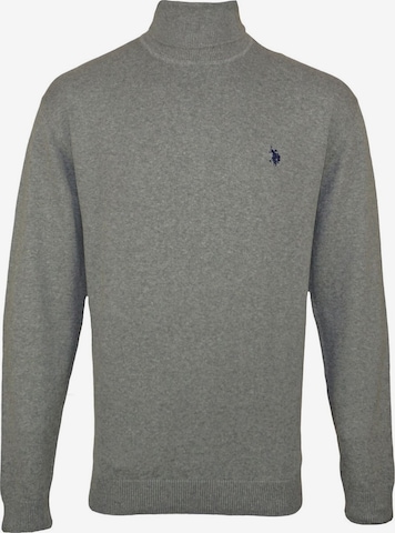 Pull-over U.S. POLO ASSN. en gris : devant