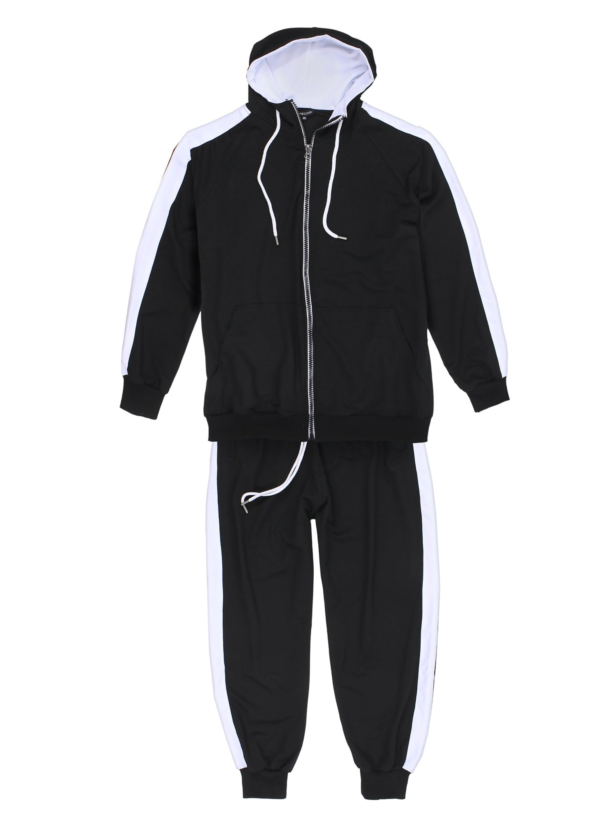 Lavecchia Tracksuit 'LV-611' in Black: front