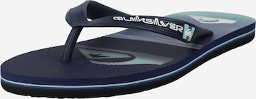 QUIKSILVER T-Bar Sandals 'MOLOKAI' in Blue: front