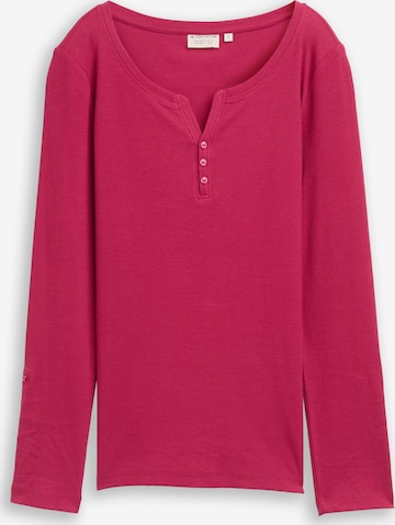 Maglietta di TOM TAILOR in rosa: frontale