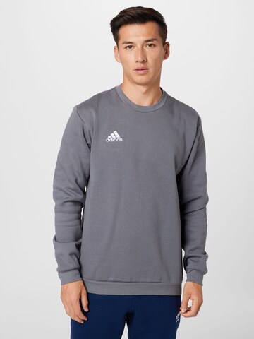 Felpa sportiva 'Entrada 22' di ADIDAS SPORTSWEAR in grigio: frontale