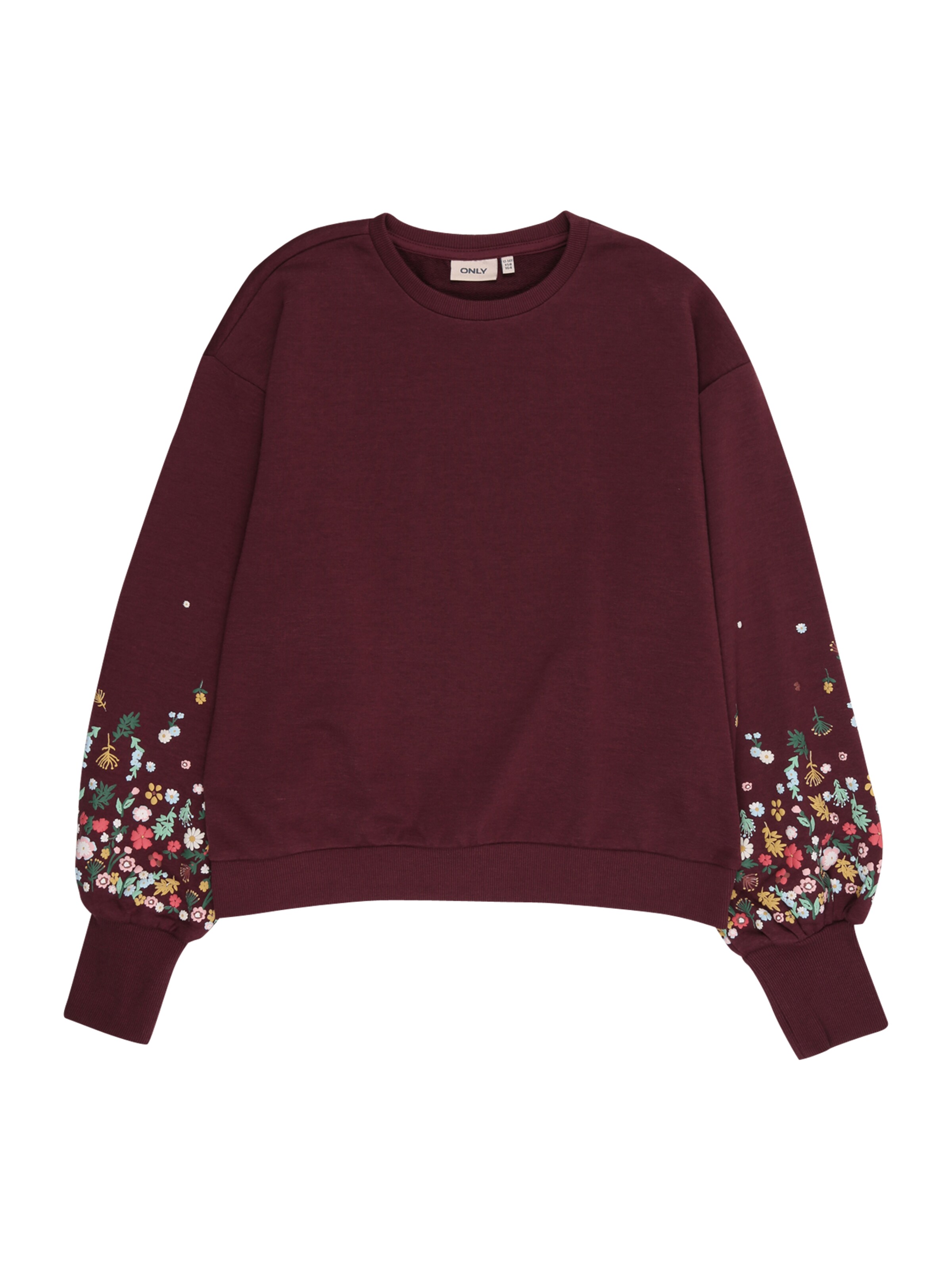 ONLY GIRLS Sweatshirt 'KOGBROOKE' i lila: framsida