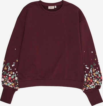 purpurinė ONLY GIRLS Megztinis be užsegimo 'KOGBROOKE': priekis