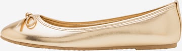 Anna Field Ballerina in Goud: voorkant
