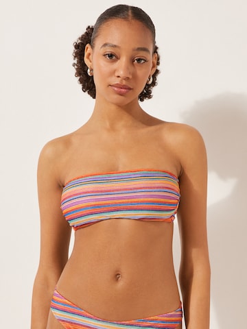 CALZEDONIA Bandeau Bikini Top in Mixed colors: front