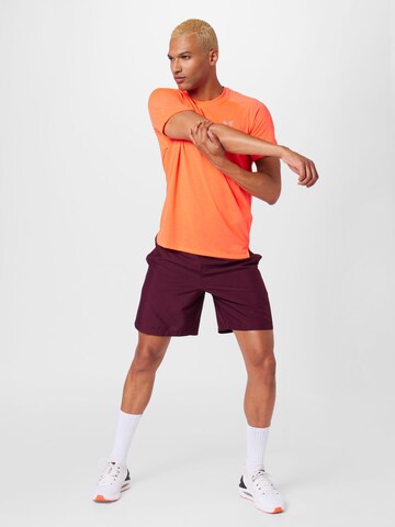 T-Shirt fonctionnel 'Streaker' UNDER ARMOUR en orange