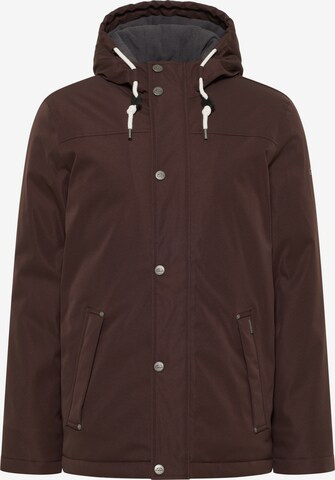 Veste fonctionnelle ICEBOUND en marron : devant