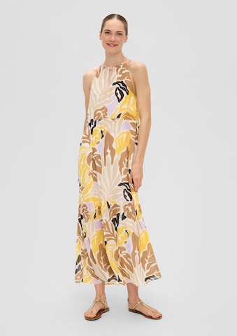 s.Oliver BLACK LABEL Dress in Beige: front