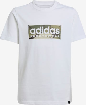 balta ADIDAS SPORTSWEAR Sportiniai marškinėliai: priekis