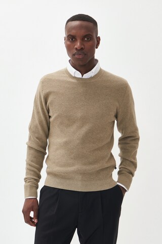 Pull-over 'Lagoon' Matinique en beige : devant
