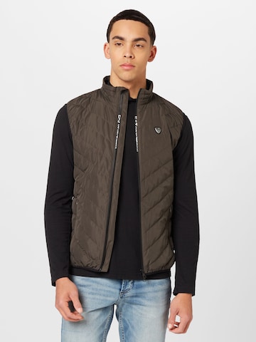 EA7 Emporio Armani Vest, värv hall: eest vaates