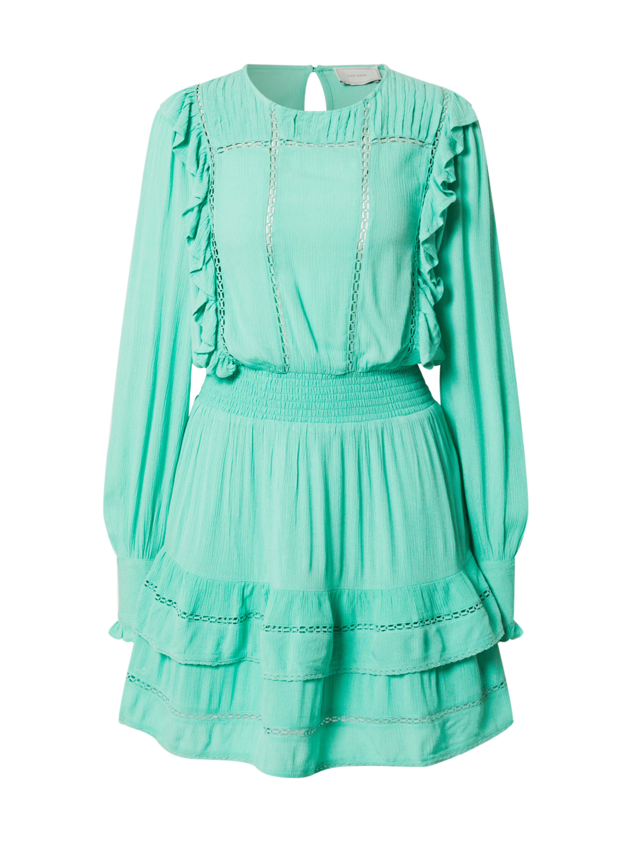 Neo Noir Kleid 'Crystal' in Grün: Vorderseite