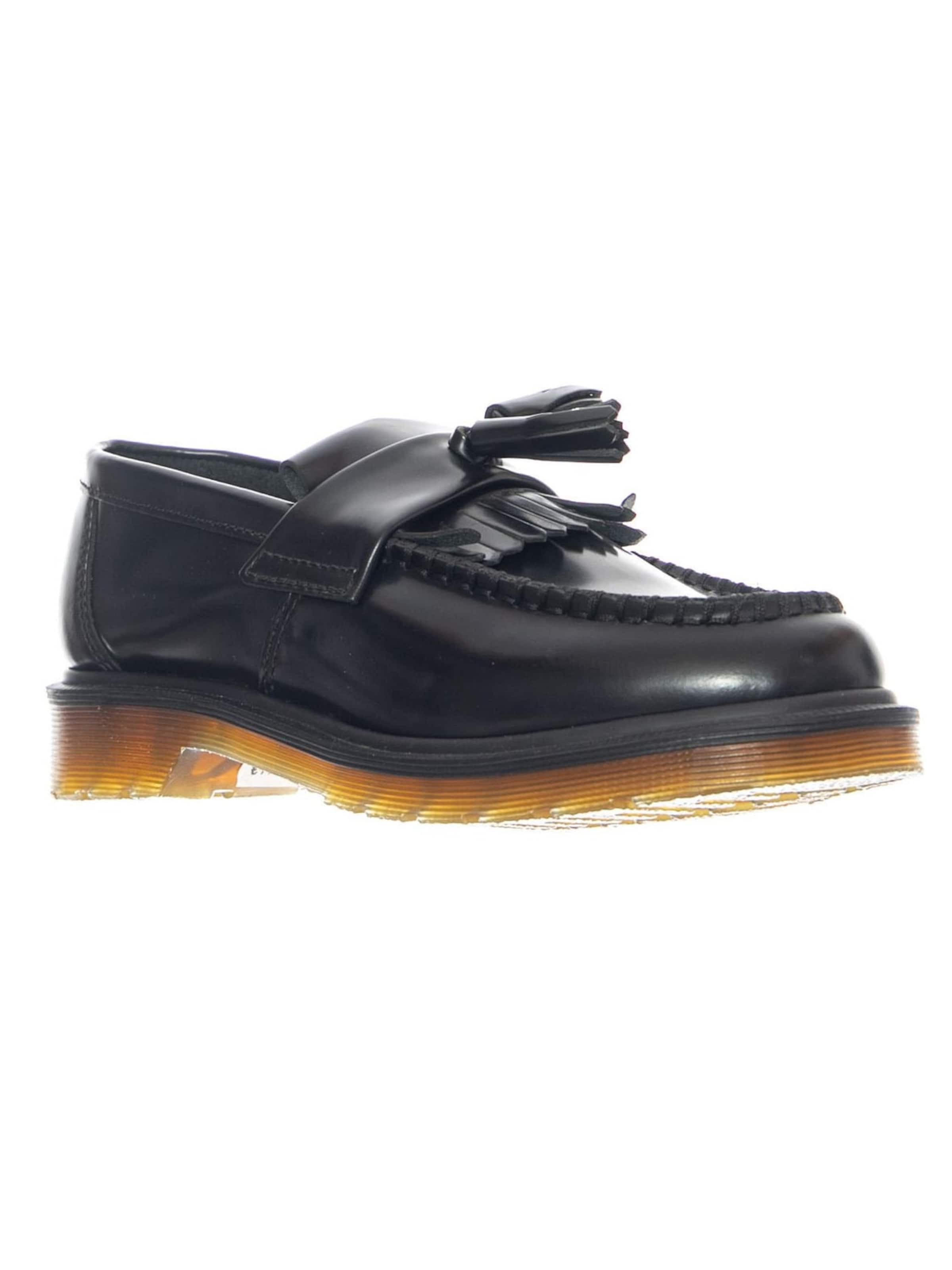 Mocassino 'Adrian Polished Smooth Black' di Dr. Martens in nero