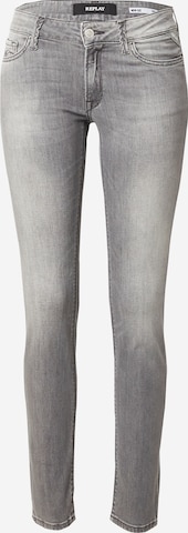 REPLAY Skinny Jeans 'NEW LUZ' in Grey: front