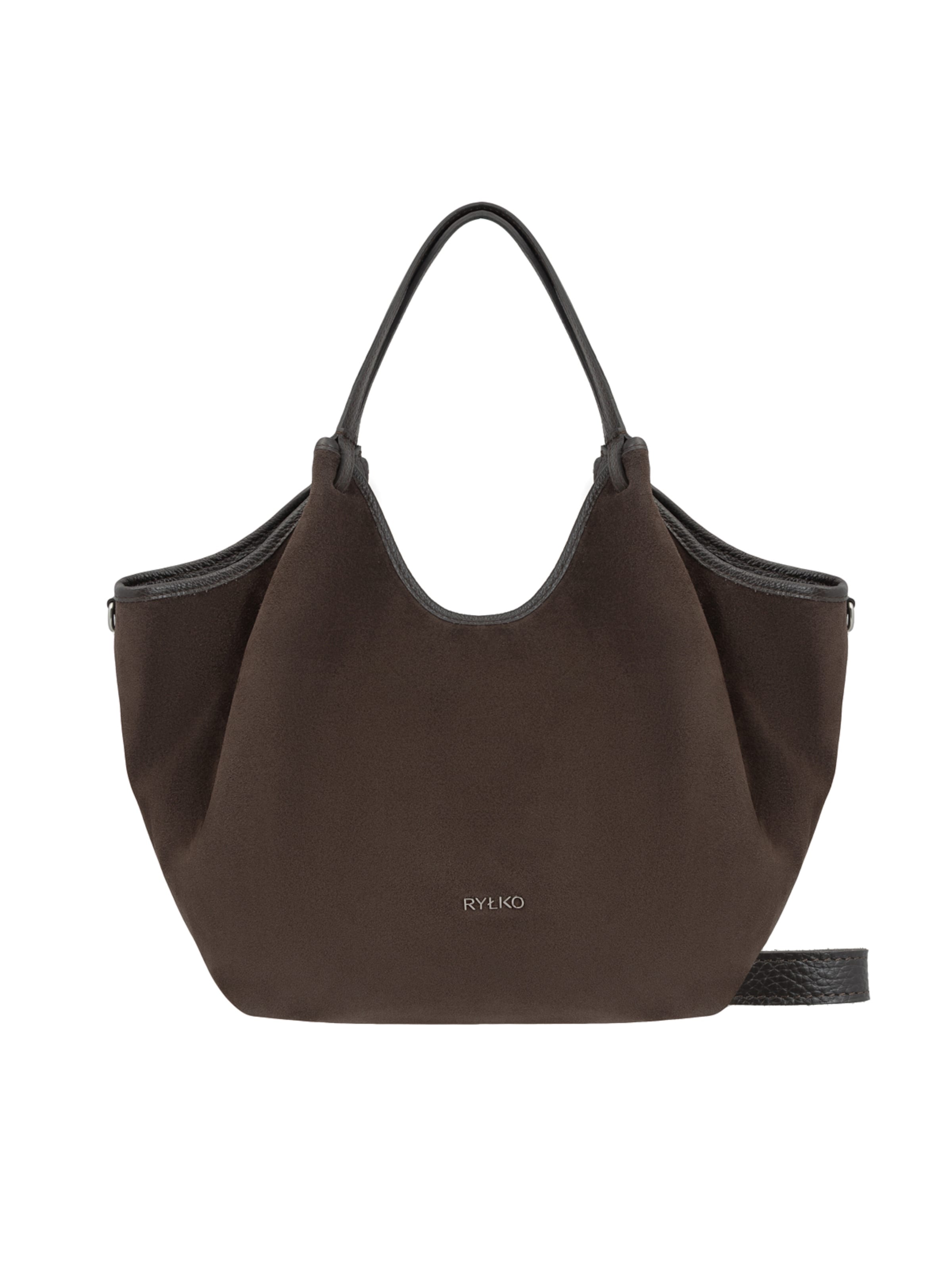 RYŁKO Handtasche in Braun: Vorderseite