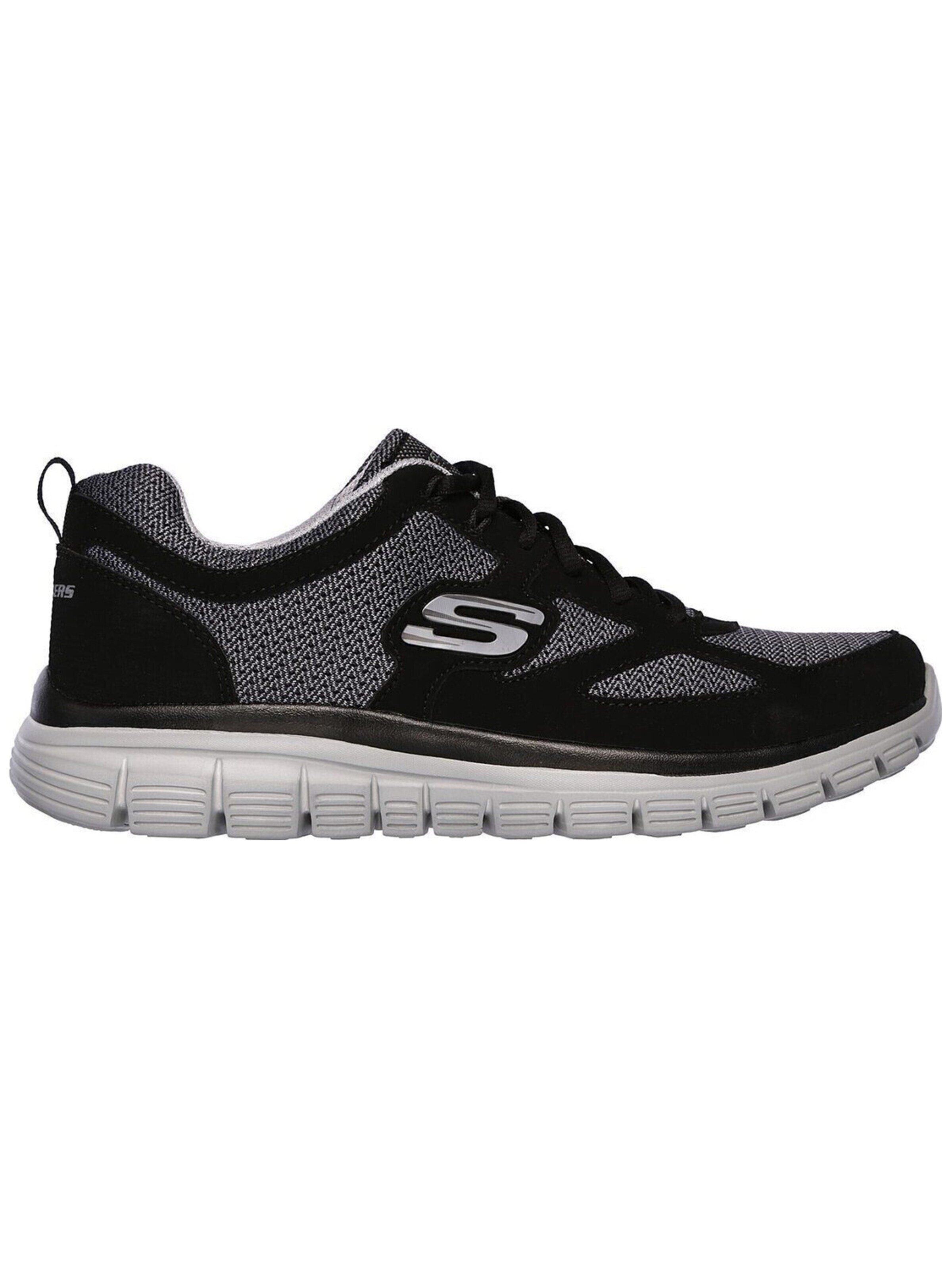 SKECHERS - Zapatillas deportivas bajas 'BURNS' en negro: frente