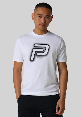 883Police Shirt in Wit: voorkant