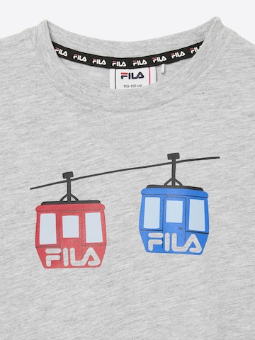 FILA Shirt 'CAMPACCIO regular graphic t-shirt' in Grijs