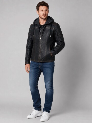Veste mi-saison 'Hinrik' Agamaa en noir