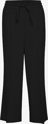 b.young Loose fit Pleated Pants in Black: front