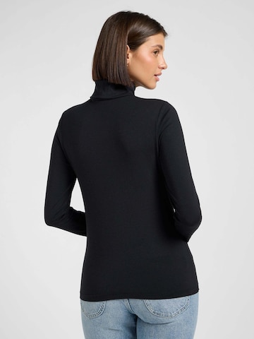 Lee Shirt 'Ls Turtle Neck' in Black