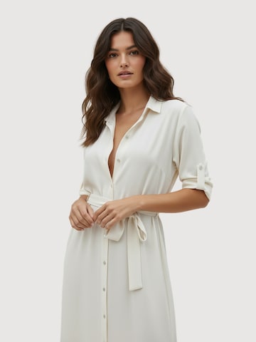 WEARABLE STORIES Jurk 'Lisanne' in Beige