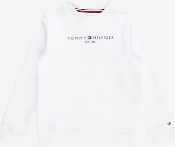 Sweat TOMMY HILFIGER en blanc : devant