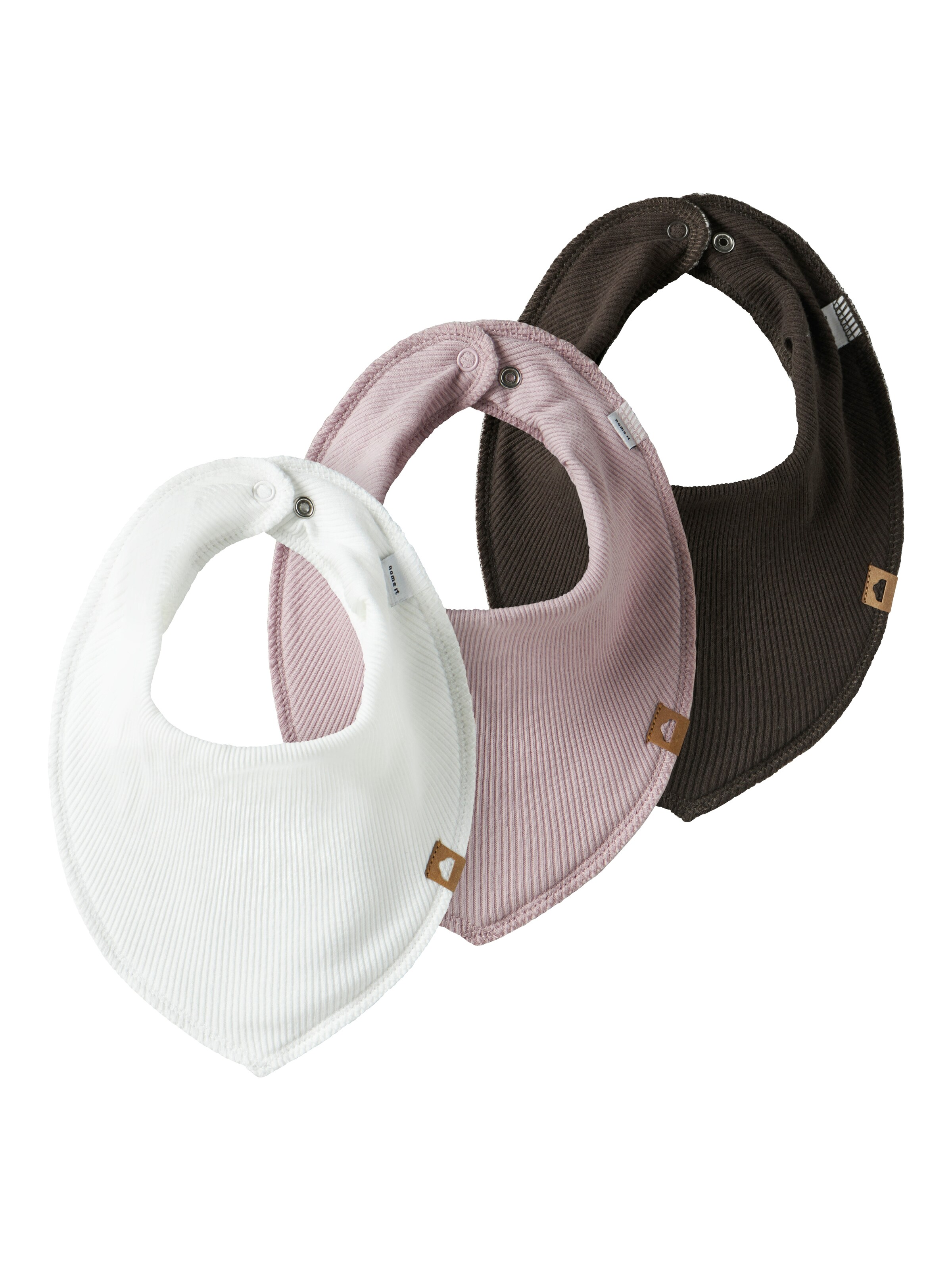 NAME IT Bib 'NBFYVETTEKOY' in Pink: front