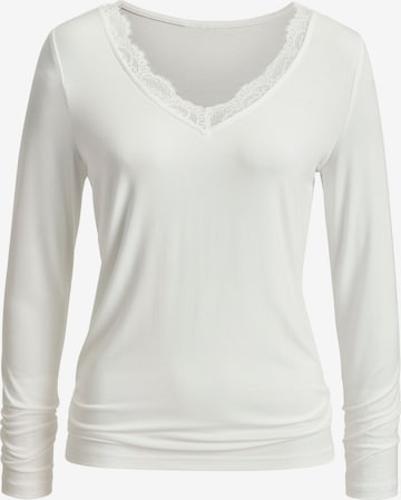 LASCANA Shirt in Beige: front