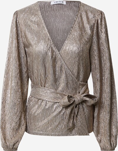 EDITED Bluse 'Neyla' in beige / silber, Produktansicht