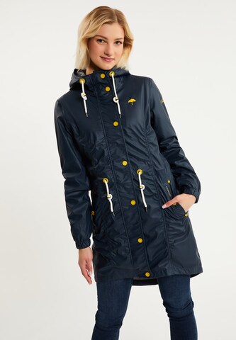 Schmuddelwedda Raincoat in Blue: front